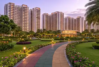 Jogging Track at Prestige Parklane Devanahalli