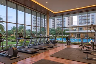 Gymnasium at Prestige Parklane Devanahalli